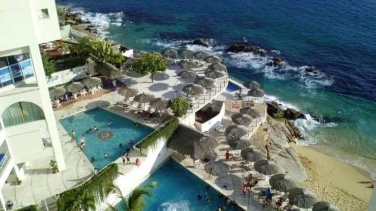 Suite En Torres Gemelas A Pie De Playa 611 Akapulko Dış mekan fotoğraf